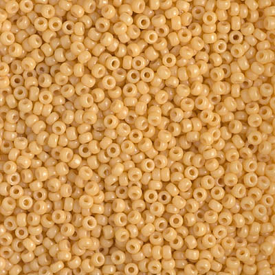 4452 - 50g Size 11/0 Miyuki seed beads in Duracoat Opaque Banana