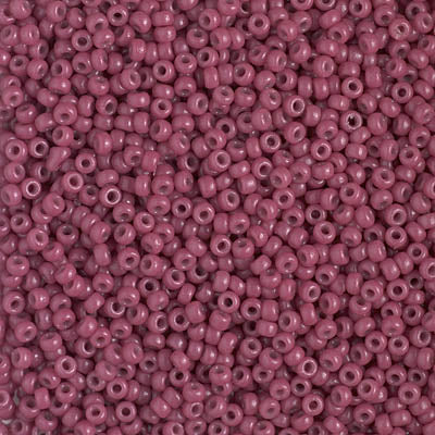 4468 - 10g Size 11/0 Miyuki seed beads in Duracoat Opaque Pansy
