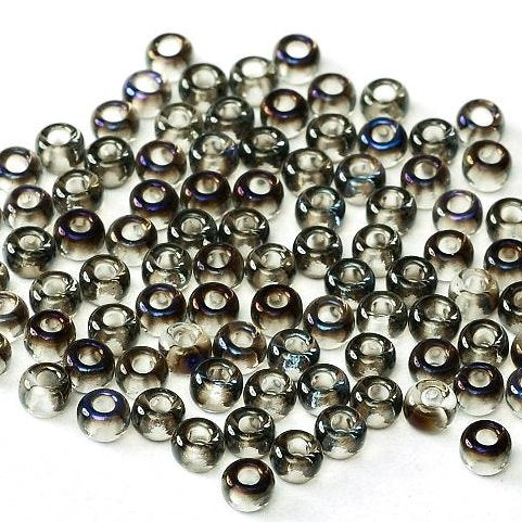 55004 - 10g Size 11/0 Miyuki seed beads in Crystal Azuro