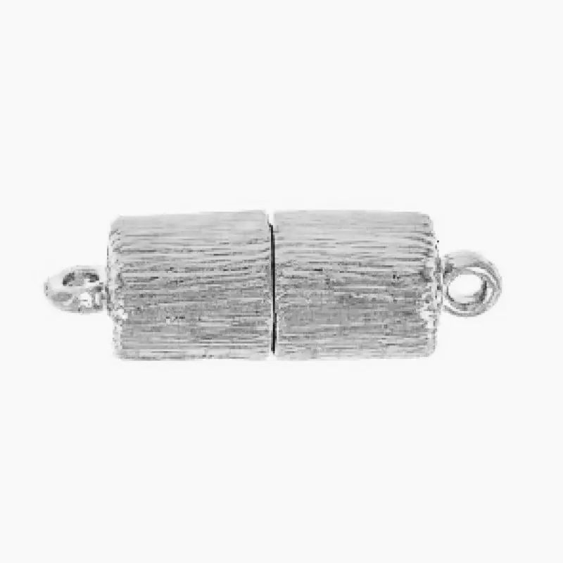 Claspgarten Rhodium magnetic clasp with 1 row 14638 - 14x7mm - no packaging