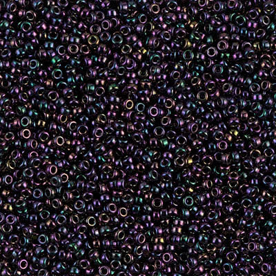 0454 - 5g Size 15/0 Miyuki seed beads in Purple Iris