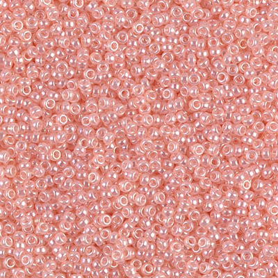 0519 - 5g Size 15/0 Miyuki seed beads in Pink Pearl Ceylon