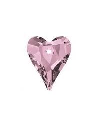 17mm Wildheart Pendant in Crystal Antique Pink (Swarovski)