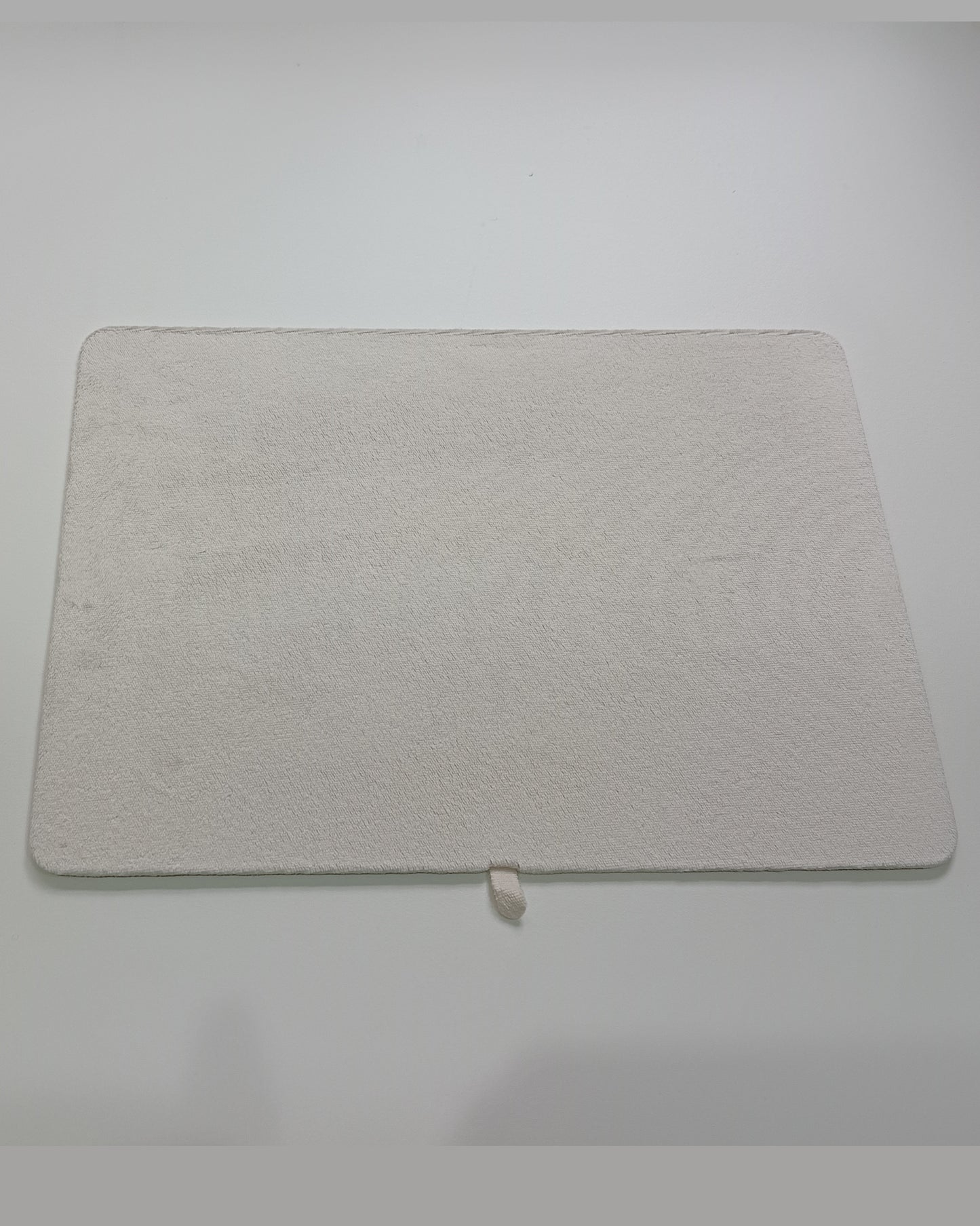 Large Unpadded Bead Mat in Cream - Louisa