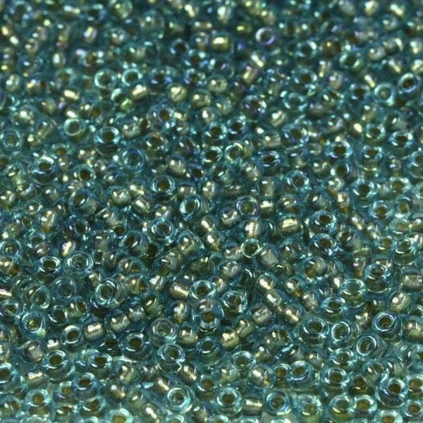 3741 - 50g Size 11/0 Miyuki seed beads in Fancy lined Blue Silver