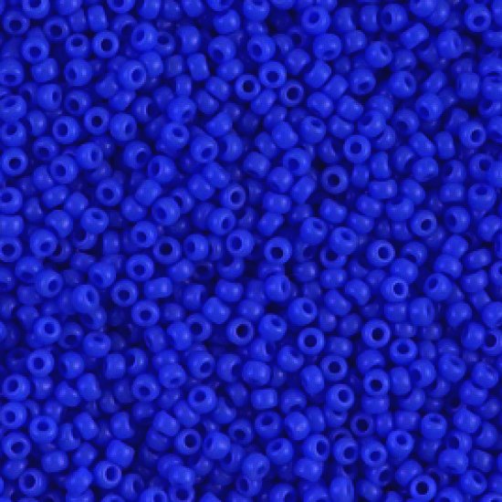 0417 - 50g Size 8/0 Miyuki seed beads in Opaque Blue