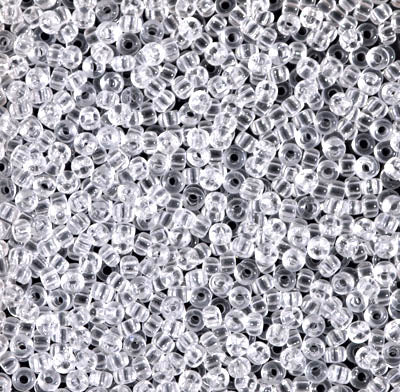 0131 - 10g Size 11/0 Miyuki seed beads in Crystal
