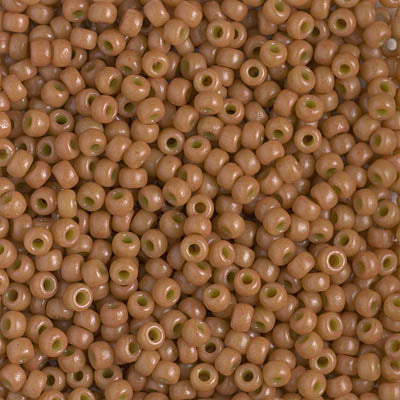 4457 - 10g Size 8/0 Miyuki seed beads in Duracoat Opaque Cedar
