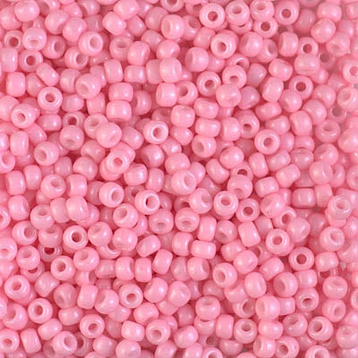 4466 - 10g Size 8/0 Miyuki seed beads in Duracoat Opaque Light Carnation