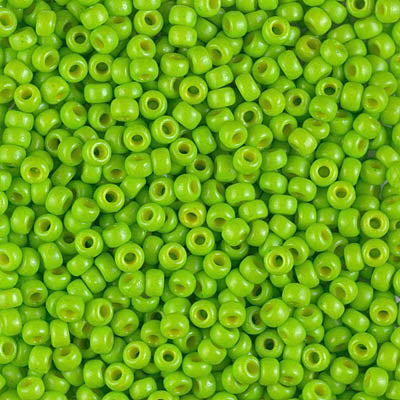 4471 - 10g Size 8/0 Miyuki seed beads in Duracoat Opaque Kiwi