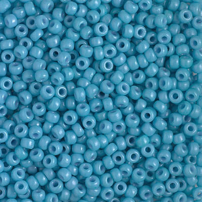 4478 - 10g Size 8/0 Miyuki seed beads in Duracoat Opaque Nile Blue