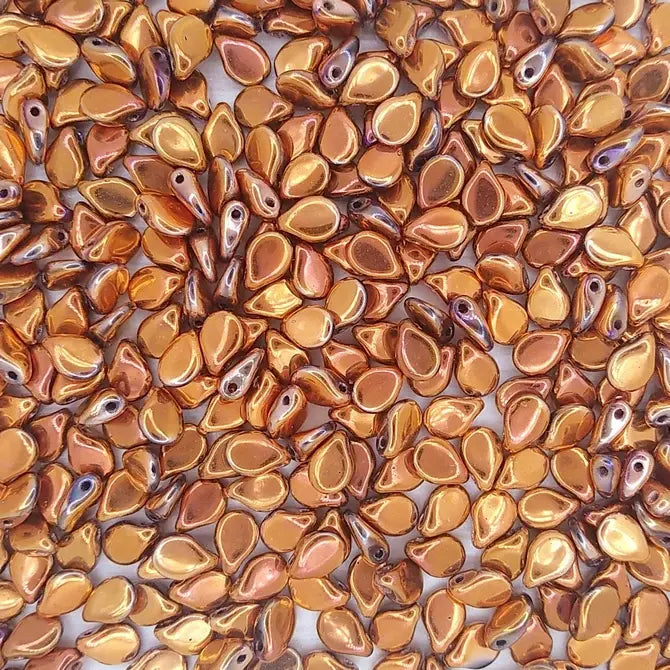 30 x pip beads in Full Sunset