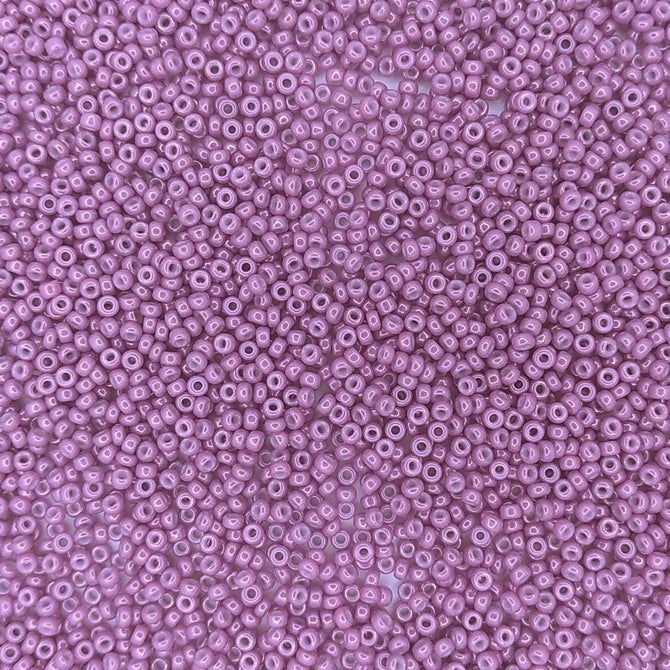 1867 - 10g Size 11/0 Miyuki seed beads in Opaque Dark Orchid Lustre