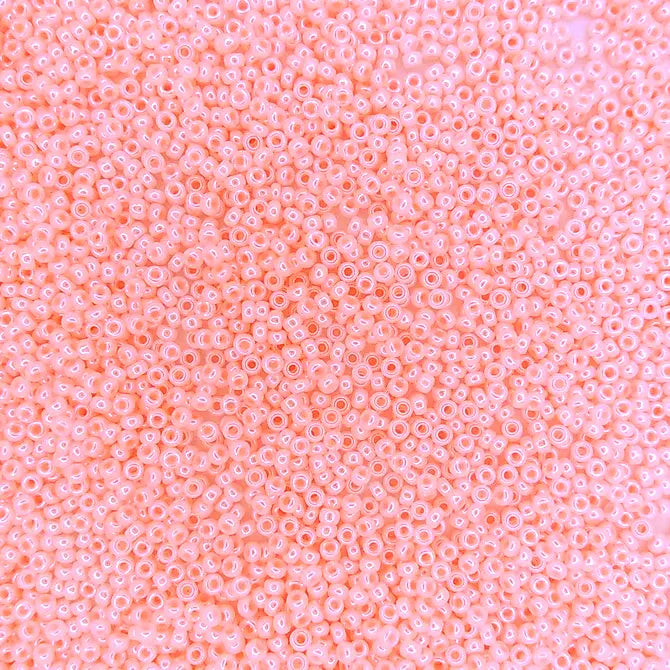 0427 - 10g Size 11/0 Miyuki seed beads in Pink lined White
