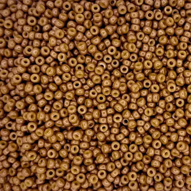 4460 - 10g Size 11/0 Miyuki seed beads in Duracoat Opaque Toast