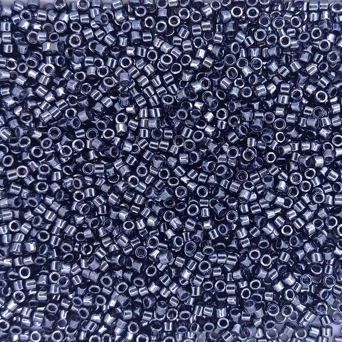 DB0001 - 25g Size 11/0 delicas in Gunmetal