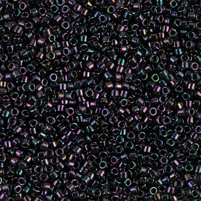 DB0004 - 5g Size 11/0 delicas in Metallic Dark Plum Iris