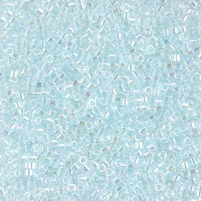 DB0083 - 1g Size 11/0 delicas in Transparent Pale Aqua AB