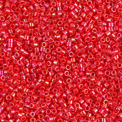 DB0159 - 1g Size 11/0 delicas in Opaque Light Siam AB