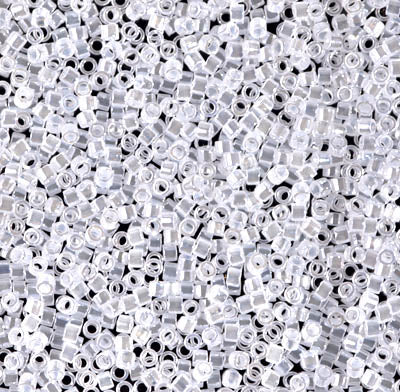 DB0231 - 1g Size 11/0 delicas in Crystal Ceylon