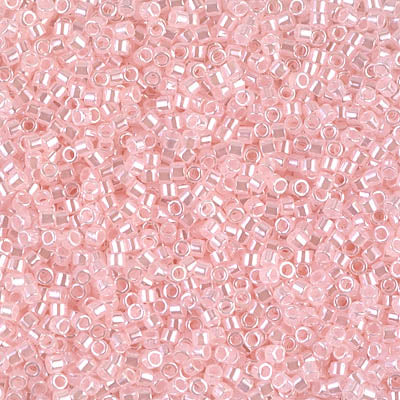 DB0234 - 1g Size 11/0 delicas in Baby Pink Ceylon