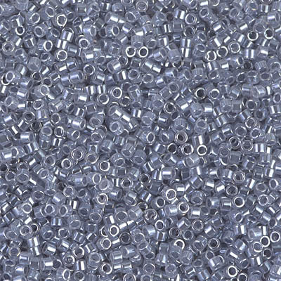 DB0242 - 1g Size 11/0 delicas in Silver Grey Ceylon
