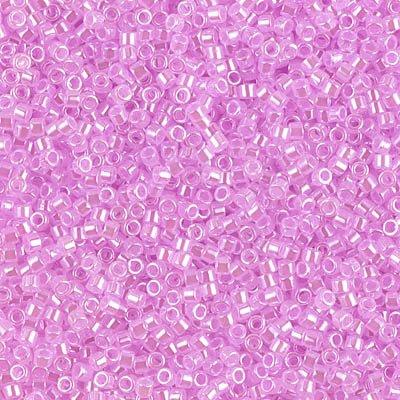 DB0248 - 5g Size 11/0 delicas in Light Orchid Ceylon