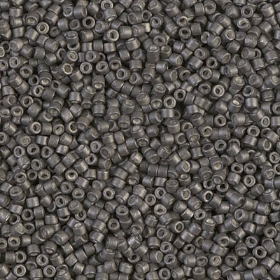 DB1175 - 5g Size 11/0 delicas in Galvanised Matt Graphite