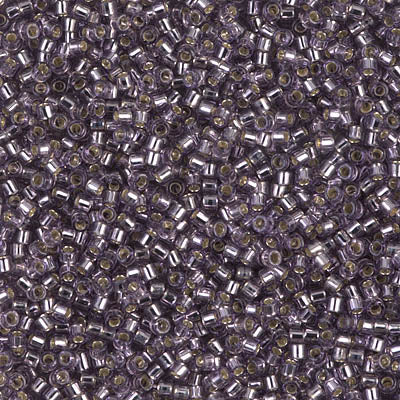 DB1205 - 1g Size 11/0 delicas in Silver lined Light Amethyst