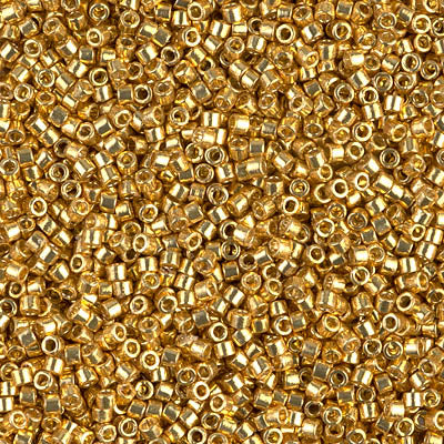 DB1832 - 1g Size 11/0 delicas in Duracoat Galvanised Gold