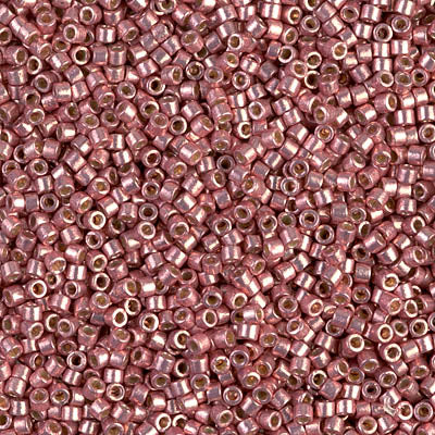 DB1839 - 5g Size 11/0 delicas in Duracoat Galvanised Dark Coral