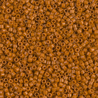 DB2108 - 1g Size 11/0 delicas in Duracoat Opaque Persimmon