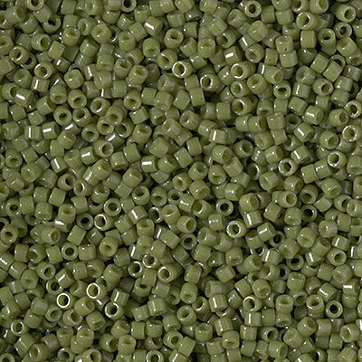 DB2357 - 5g Size 11/0 delicas in Duracoat Opaque Olive