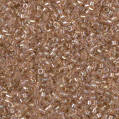 DB2373 - 5g Size 11/0 delicas in Fancy lined Blush