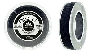 PT-250-18 - 250 yards of Toho One-G beading thread in Navy