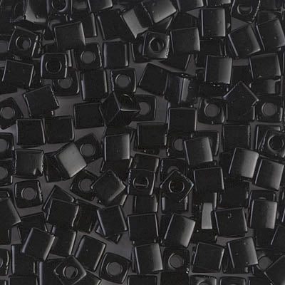 0401 - 10g Miyuki 4mm cubes in Black