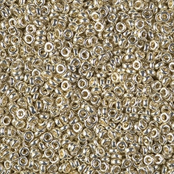 4201 - 2.5g Size 11/0 Miyuki Spacer seed beads in Duracoat Galvanised Silver