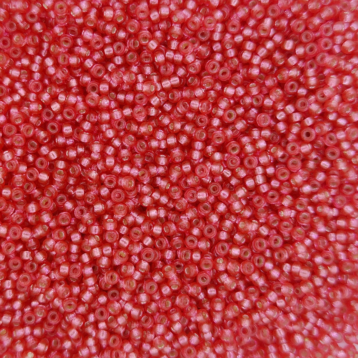 4263 - 5g Size 15/0 Miyuki seed beads in Duracoat Silver lined Melon
