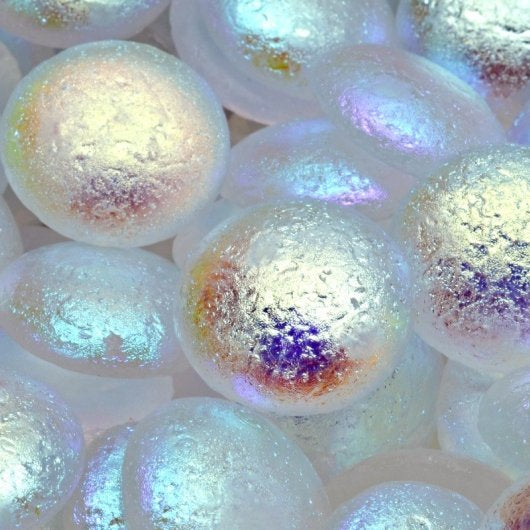 18mm cabochon in Etched Crystal AB