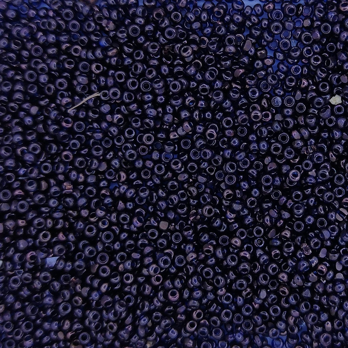 5g of Size 13/0 Czech charlottes in Indicolite Bronze