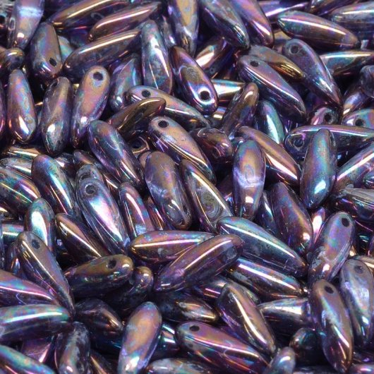 50 x mini daggers in Black Iris (3x11mm)