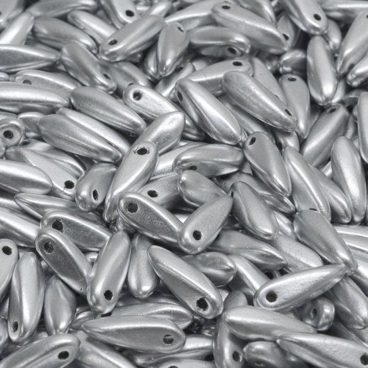 50 x mini daggers in Aluminium Silver (3x11mm)