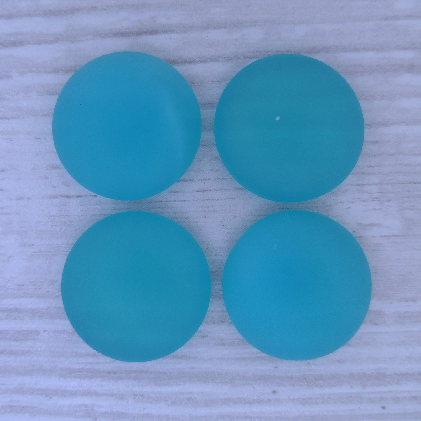 20mm cabochon in Matt Opal Green Aqua