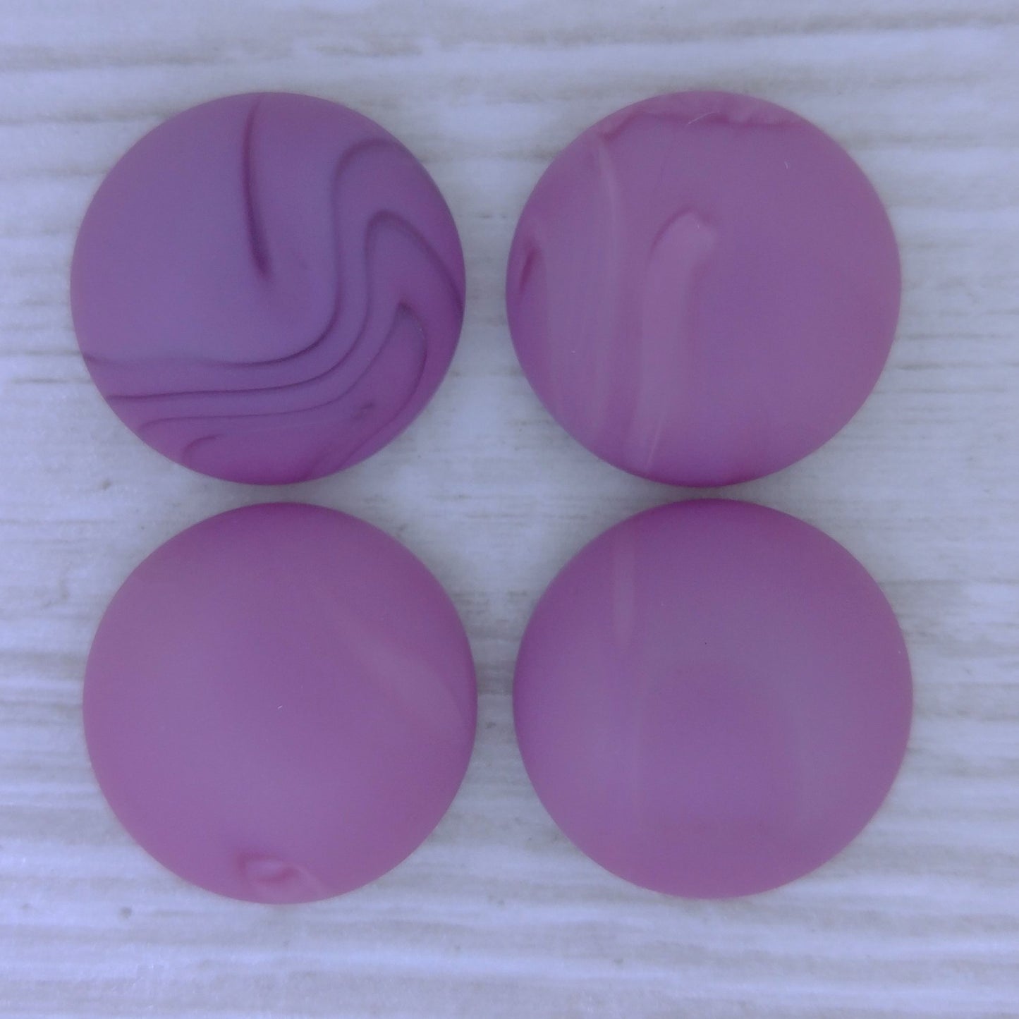 20mm cabochon in Matt Pink Silk