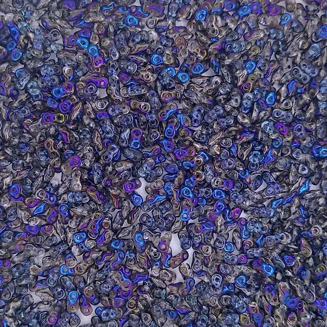 5g Super8 beads in Crystal Azuro