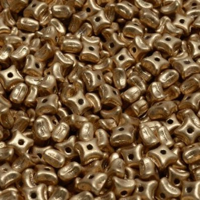 50 x Orion beads in Camel Gold (3x5mm)