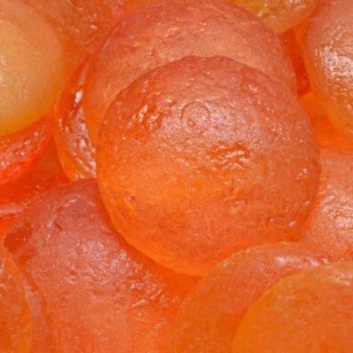 25mm cabochon in Etched Orange and Lemon