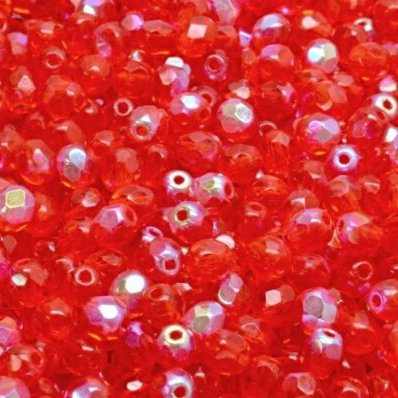 50 x 4mm faceted beads in Hyacinth AB