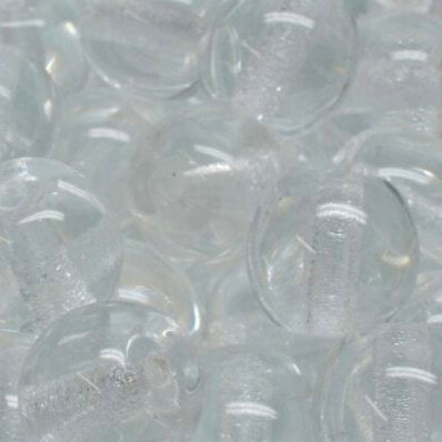 5 x 14mm round beads in Crystal