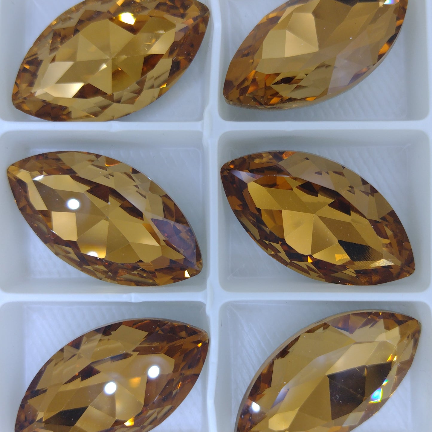 32x17mm Classical Navette in Smoked Topaz (Aurora)